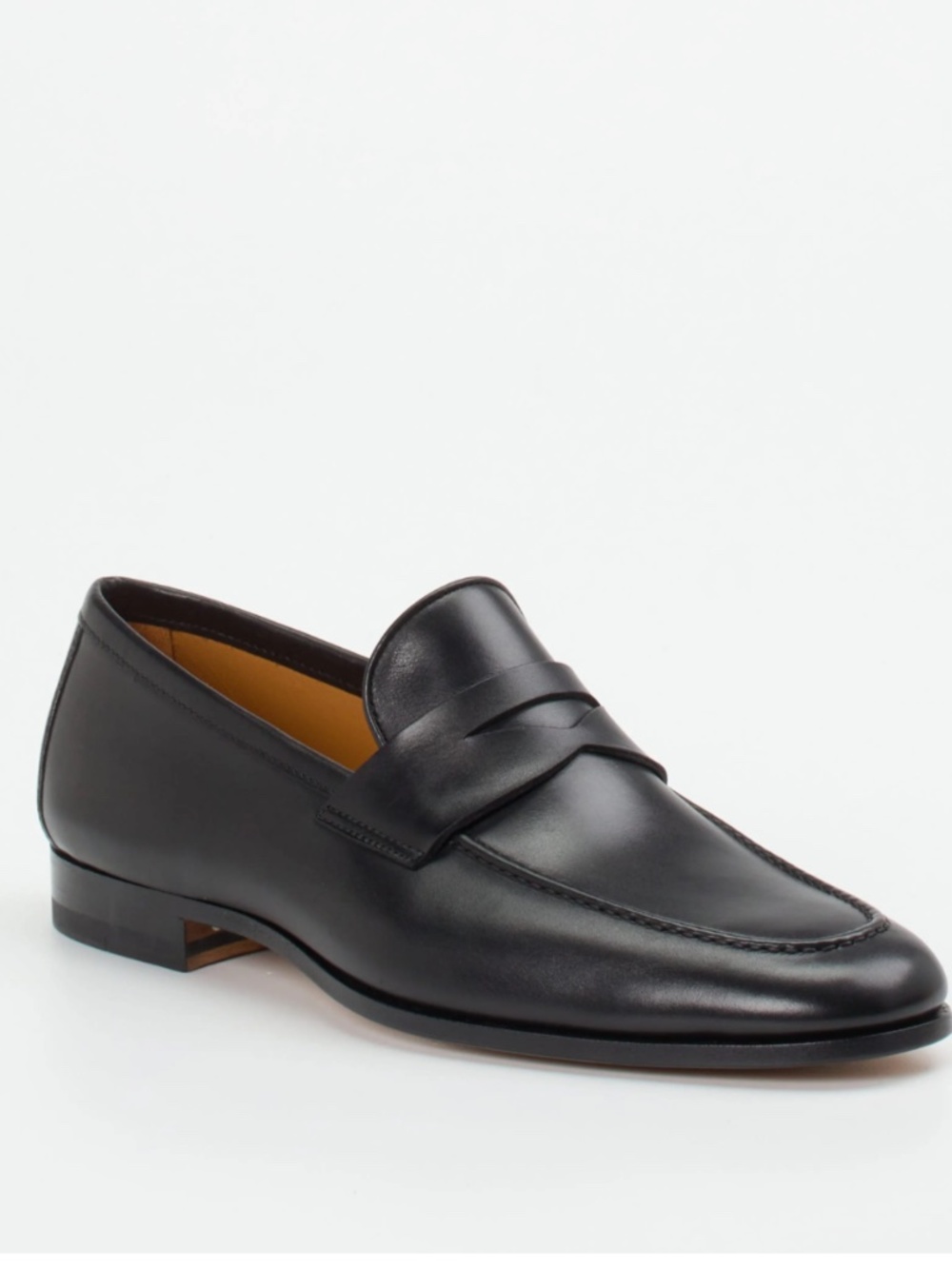 MAGNANNI Rolly Black Leather Loafer